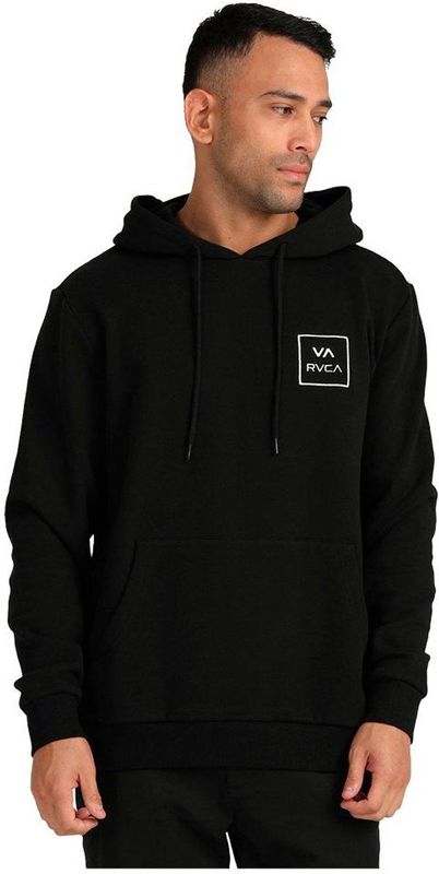 RVCA - All The Ways - Hoodie - Zwart - Normale Pasvorm - Geborduurd