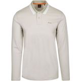 BOSS - Peoxfordlong - Longsleeve Polo - Beige