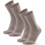DANISH ENDURANCE - Merinowol Wandelsokken - Zand - Thermisch - Ademend