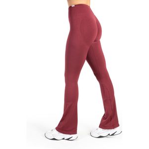 Smilodox Smilodox SMILODOX flared broek voor dames – Aylin Scrunch sportleggings – slim fit, booty push contouren, ondoorzichtige push-up yogabroek, naadloze fitnessleggings voor training, sportschool, yoga, hardlopen en het dagelijks leven