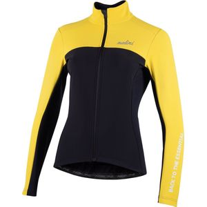Nalini - NEW ROAD LADY JKT - Fietsjack - Geel - Zwart - Winddicht Warm