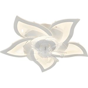 SureDeal® - Plafondventilator met Verlichting - Plafondlamp Ø 69cm - Luxe uitstraling - 3 standen Led verlichting - Zomer & Winter stand - Dimbaar met app en afstandsbediening - Slaapkamer - Stille Ventilator - 25db