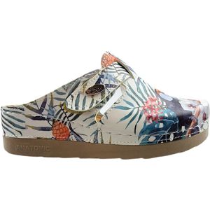 Tropical clogs - kunststof zool en medisch voetbed - heerlijk gezellig - maat 38