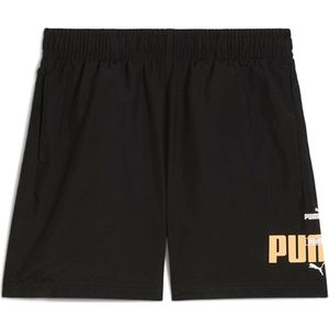 Puma Ess Logo Lab Summer Korte Broek Zwart 9-10 Years Jongens,Meisjes