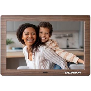 Digitale Fotolijst 20 cm met Afstandsbediening - HD 1280 x 800 IPS Scherm voor Muziek, Foto's en Video's