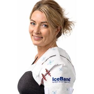 Iceband U shoulder - IceBand Schouder Coldpack – Herbruikbare Schouderband met Koeling & Compressie bij Pijn, Spierblessures & Revalidatie – Koudetherapie Links/Rechts