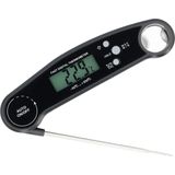 Vleesthermometer | Snel, compact, waterdicht & uitklapbaar | Kookthermometer | Kerntemperatuurmeter | Keuken thermometer