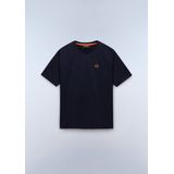 T-Shirt Napapijri Men S-Badge SS 1 Blu Marine-XS