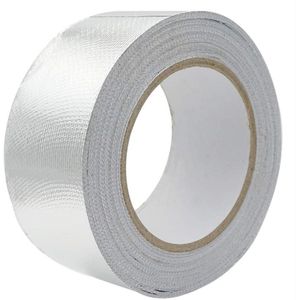 - Aluminium tape zelfklevend warmtebeschermingstape 50 mm x 25 m - hittebestendig -30 ~ 120 ° C