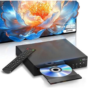 DVD Speler met HDMI - Externe DVVD Speler -Zwart