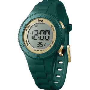 Ice Watch ICE digit - Verdigris gold 021619 Horloge - Siliconen - Grijs - Ø 34 mm