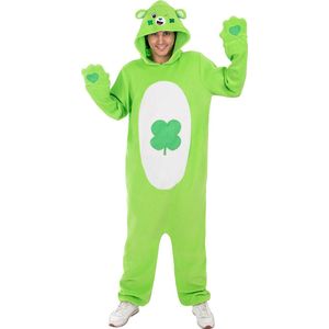 Funidelia | Good Luck Bearkostuum Troetelbeertjes voor vrouwen en mannen  Tekenfilms, Care Bears, Beer - Kostuum voor Volwassenen Accessoire verkleedkleding en rekwisieten voor Halloween, carnaval & feesten - Maat L - XL - Groen