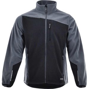 Sara4you Comfort Plus Fleecevest Zwart-Grijs 12625 - XXXL