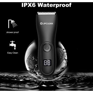 Heren Body Trimmer - Ballen Trimmer - Lies Trimmer Tondeuse - Schaamhaar Trimmer LED display - Bodygroomer - Waterdicht