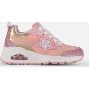 Skechers Uno Starry Vibe Sneakers roze Synthetisch - Dames - Maat 28
