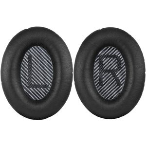 QC25 Replacement Pads Ear Soundlink Ear Pads Cover Ear Cushion Kit Headphone Earcups Compatible with Bose Soundtrue/Soundlink/Quietcomfort 25 Wireless Headphones ii Pillows (Black)