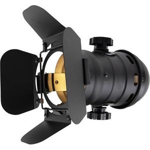 QAZQA movie - Industriele Wandlamp - 1 lichts - L 380 mm - Zwart - Industrieel - Woonkamer