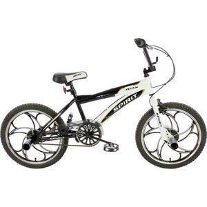 Spirit BMX Crossfiets Cheetah 20 inch Zwart - BMX Kinderfiets - 5 tot 8 jaar