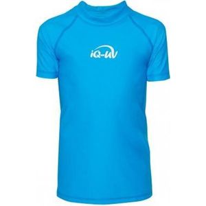 IQ-UV Bademode UV zwemshirt Hawaii Blauw - Kleding maten in cm UV (shirts, badkpakjes etc): 140 / 146