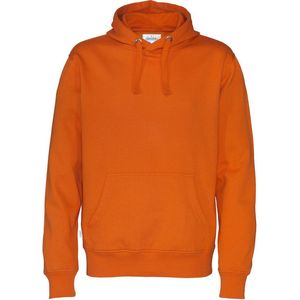 Cottover HOODIE MAN - GOTS GECERTIFICEERD 141002 - Oranje - XXL