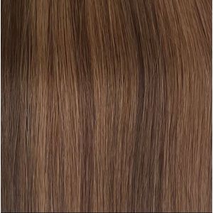LUXEXTEND Keratin Hair Extensions #4/6A | U Tip | 60 CM | 25 Stuks | 25 gram | Luxury Hair A+ | Human Hair Keratin | Remy Sorted & Double Drawn | Extensions Human Hair| Echt Haar | Wax Extensions| Haarverlenging