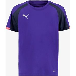 Puma individualLIGA kinder sport T-shirt paars - Maat 176