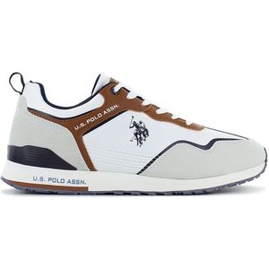 U.S. Polo Assn. Tabry 002 - Heren Sneakers Schoenen WHI-CUO01 - Maat EU 42 US 8.5