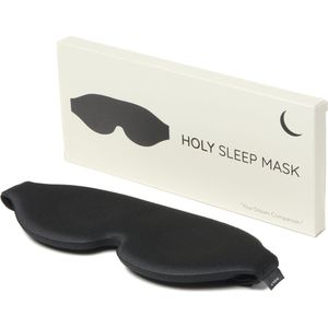 Holy Sleep Mask - Slaapmasker - Slaapmasker voor Zijslapers - 3D Slaapmasker - Slaapmasker voor Vrouwen & Mannen - Comfortabel Traagschuim - Zero Pressure Eye Mask - Zwart