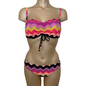 Seafolly - Soundwave - strapless bandeau bikiniset 36DD + 36 / 70DD + S