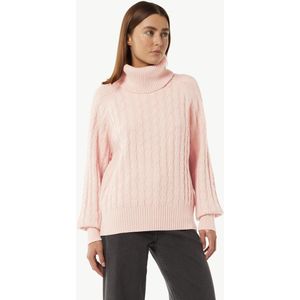 comma - Gebreide Trui - Hoog Rolhals - Relaxed Fit