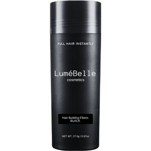 LuméBelle Natuur Haarpoeder - Hair Fiber - Cosmetische Haarverdikker - 27.5 g - Black
