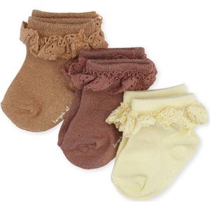 Konges Sløjd - Sokken met Ruches - Multi - Set van 3