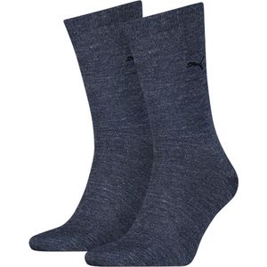 Puma Classic (2-pack) - sokken - jeansblauw - Maat: 47-49