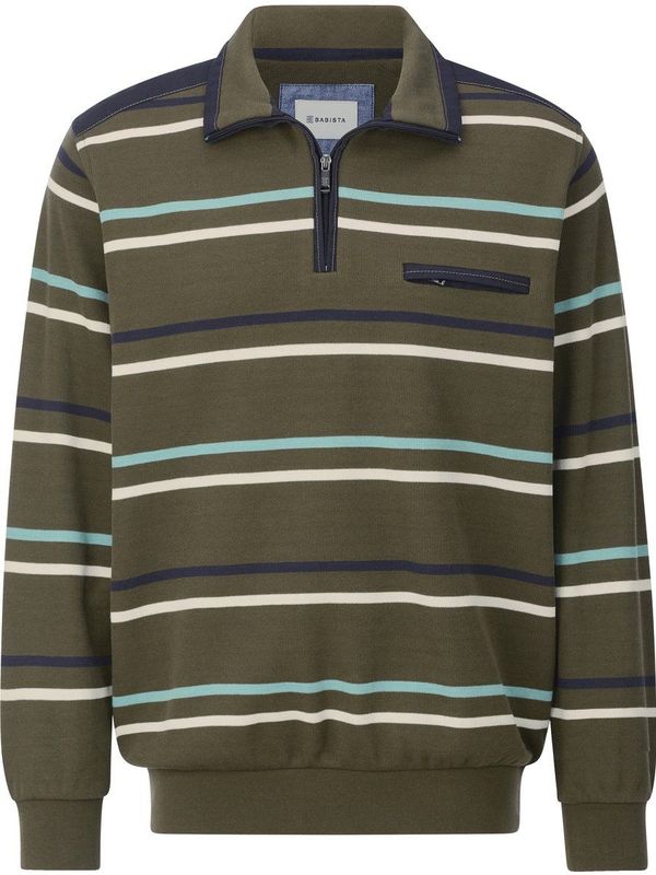 Babista - PAONESSI - Sweatshirt - Olijf - Regular Fit