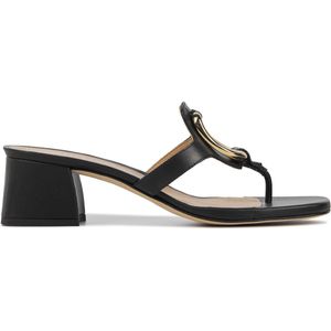 Unisa - Slippers - Zwart - Leer