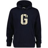 Gantvoor mannen. 2067092 Sweater G Badge beige (S), Casual, Katoen