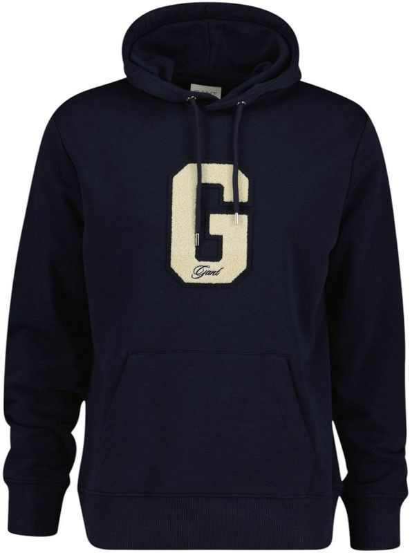 G Badge Hoodie, crème, S