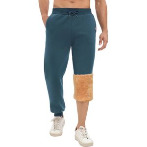 Fleece Joggingbroek met Zakken voor Heren - Winterwarme Thermische Trainingsbroek