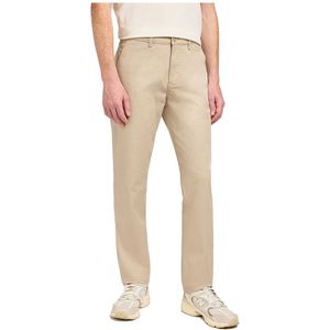 Lee - Regular Chino - Beige - 100% Katoen - 220-grams Keperstof