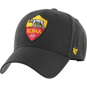 47 Brand ITFL AS Roma Basic Cap ITFL-RAC01CTP-BK, Mannen, Zwart, Pet, maat: One size