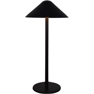 Ostin & Fred Draadloze Tafellamp - Zwart - 31 cm - Dimbare Touch Lamp - Binnen/Buiten - Bureaulamp - Oplaadbare Batterij