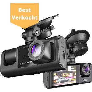 JML Dashcam – Dashcam voor auto - Voor- & Achtercamera – 2K QHD – Nachtzicht – Parkeerbeveiliging – Loop recording