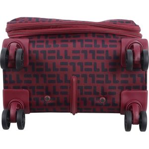 ELLE Handbagage / Trolley / Reiskoffer - 55x37x20cm - Couture - Grijs