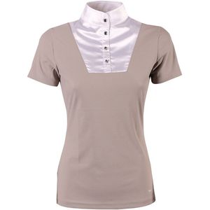 Harry´s Horse Satin Dames T-shirt Met Korte Mouwen Grijs XS Vrouw