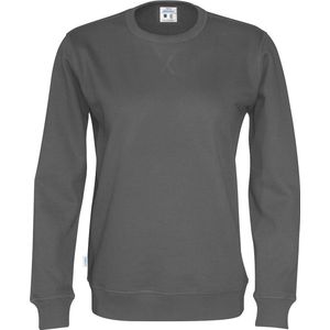 Cottover SWEATER CREW NECK UNISEX - GOTS GECERTIFICEERD 141003 - Antraciet - S