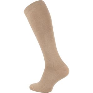 Katoen steun / compressiekous – 1 paar – naadloos – beige/Beige – 43/46