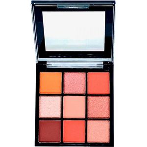 D'Donna - 24K Diamonds Bright & Matte Oogschaduw - 9 Tinten goud/oranje/bruin/terra - 1 Palette met 13 gram inhoud