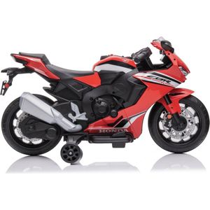 Honda Elektrische Kinder Motor CBR 6V - Rood met Zijwieltjes - Het Perfecte Kerstcadeau voor Kleine Motorfans!