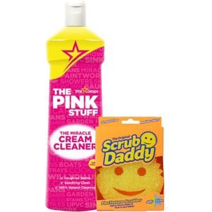 Scrub Daddy Spons & The Pink Stuff Schuurmiddel Pakket