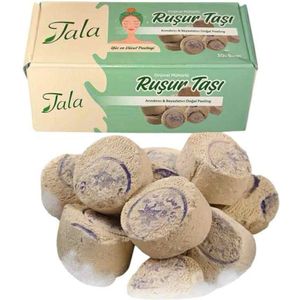 Tala Rushur Stone Whitening Exfoliërende Gezichts- en LichaamsPeeling 6 stuks (IRAN BATH STONE), Tala Fruit Oil